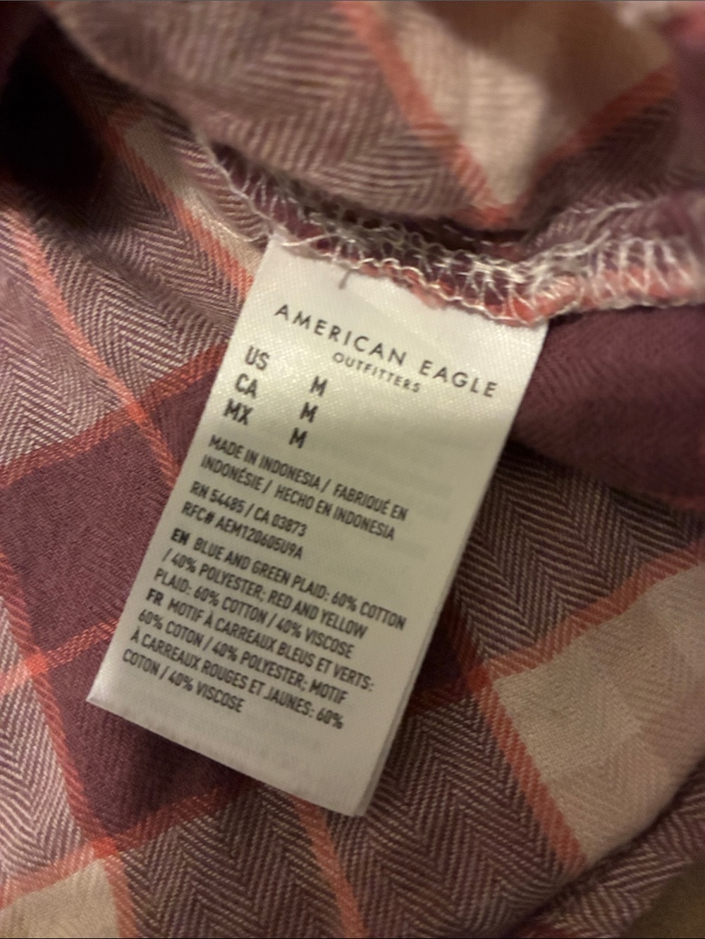 Fall Patchwork Plaid Button-Up - Picture 3 of 4